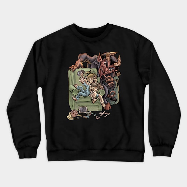 Krampus Crewneck Sweatshirt by majanation